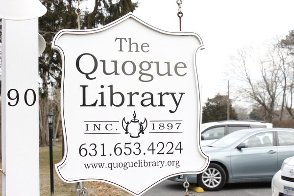 Quogue Library. VALERIE GORDON 