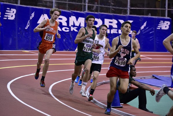 Jack Ryan finished 20th in the mile at the Hispanic Games on Saturday.  RICCI PARADISO RICCI PARADISO