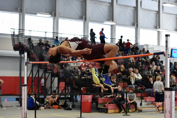 Southampton's Nakia Williams cleared six feet in the high jump and finished third at the Small Schools Championships on Sunday. RICCI PARADISO