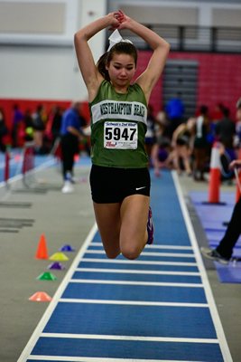 Lady Hurricane Sarena Choi has been excelling in both the triple and long jumps this season. RICCI PARADISO