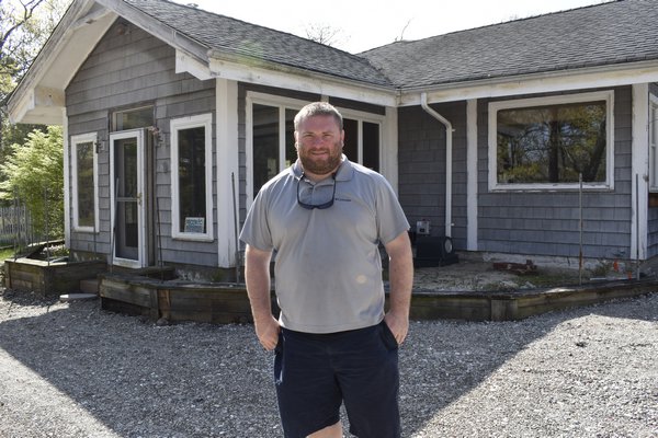 Sean O'Neill at the new Peconic Baykeeper headquarters on Tuesday. VALEIRE GORDON