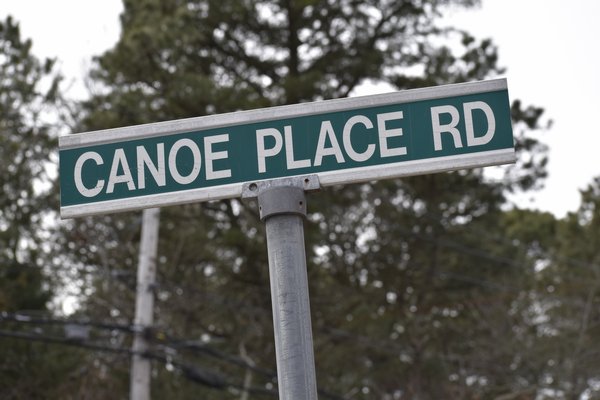 Town Trustee Ann Welker was one of two who voted against the proposal to change the name of the two roads currently named Canoe Place Road. GREG WEHNER 