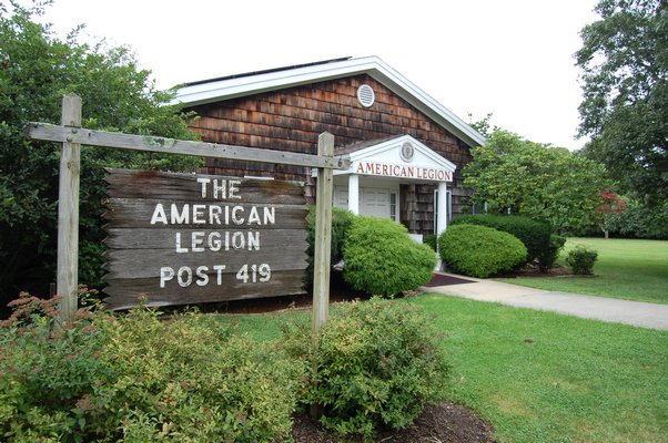 The American Legion Post 419 in Amagansett. JON WINKLER