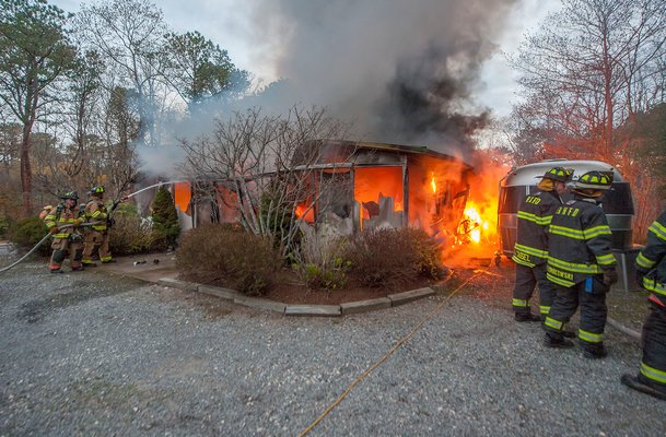  and no injuries were reported. The Southampton Town Fire Marshal's office is still determining the cause of the fire. Michael Heller/Heller Creative