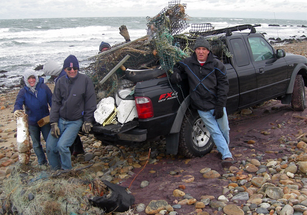 Beach clean up with the Surfrider Foundation.