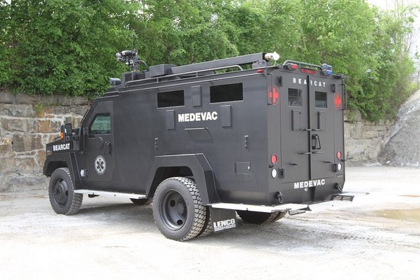  fire and rescue agencies around the county and have been the focus of criticism for the militarization of police departments. East Hampton Town is considering buying one with money it would recieve from an anonymous donor. Courtesy LenCo Armored Vehicles
