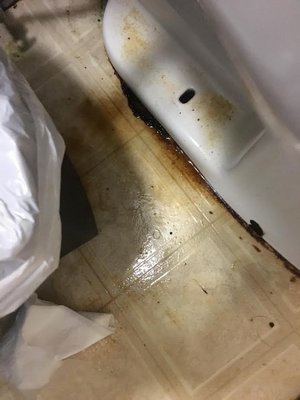 A leaking toilet in Bishop Ryan VIllage. USER SUBMITTED