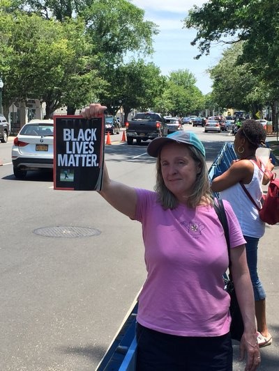 A Black Lives Matter protest was held in Riverside over the weekend. COURTESY OF ELIZABETH WAGNER