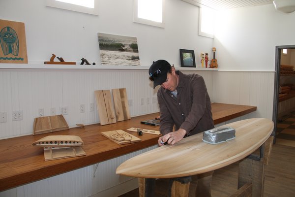  a new surfboard workshop located in Amagansett. KYRIL BROMLEY
