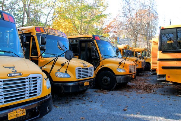 East Hampton School District will have an on-site school bus depot. KYRIL BROMLEY