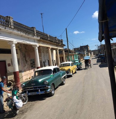  Cuba with Cuban translator Cecilia Barcena Perez on Sunday morning. COURTESY OF BILL HOFFMANN