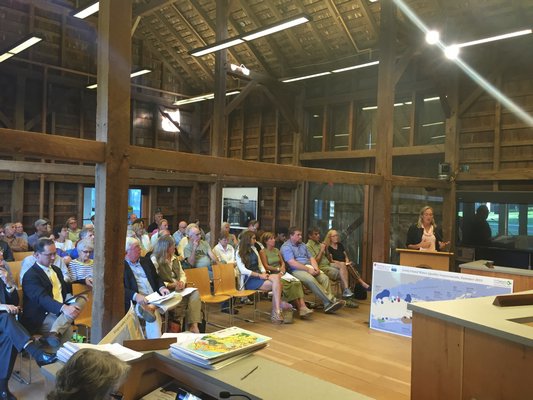 East Hampton Town was the first to hold hearings on the proposal to extend the CPF through 2050 and allow some of the hundreds of millions generated for water quality improvements. MRW