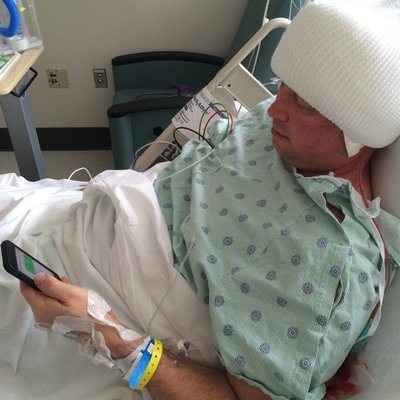 Shen Nagel surprised Dean Cunningham with a visit over the summer. Mr. Nagel lives in town and was back on Long Island for his high school reunion in Port Jefferson. The high school classmates hadn't seen each other in nearly 20 years.