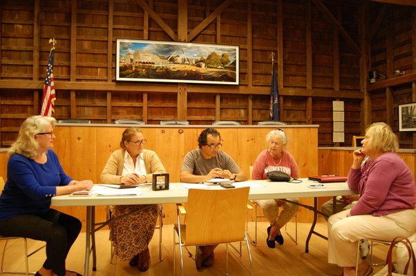 The East Hampton/Sag Harbor Citizens Advisory Committee discussing the ECCO Farm's soil on Monday