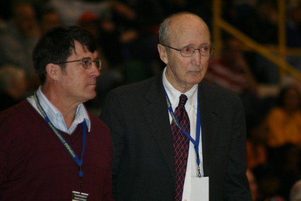 Ed Petrie with Marcus Edwards