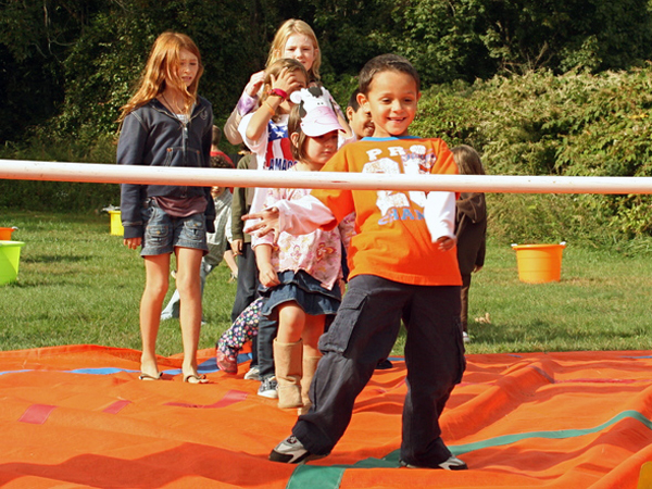 The East  Hampton food pantry held a Family Western Fair fund-raiser on Saturday at the American Legion in Amagansett. The limbo drew a crowd.
