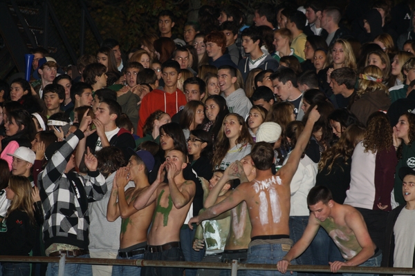 The Westhampton Beach students came out in droves to support the football team during spirit week. 