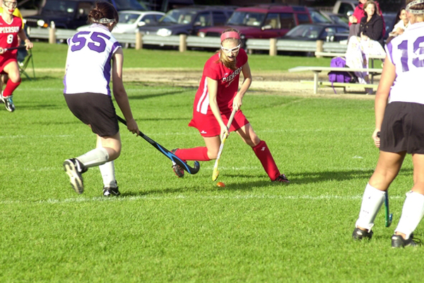 Lindsay Warne controls the ball for Pierson. <br>Photo by Cailin Riley