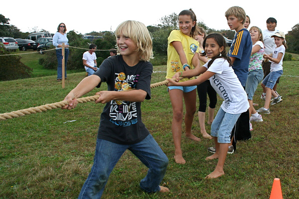 Tug-of-war was one of many attractions at the annual Field Day held at Third House on Sunday. The event was sponsored by the Concerned Citizens of Montauk and Montauk Youth. 