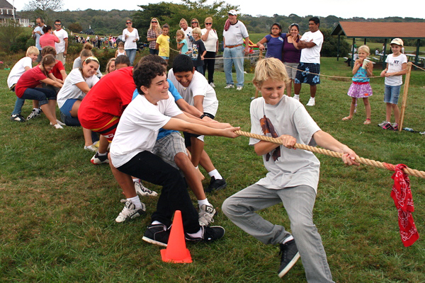 Tug-of-war was one of many attractions at the annual Field Day held at Third House on Sunday. The event was sponsored by the Concerned Citizens of Montauk and Montauk Youth. 