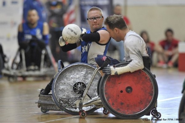 Lee Fredette will be competing with the U.S. wheelchair rugby team next month.