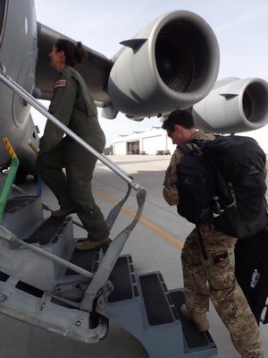 Members of the Air National Guard's 106th Rescue Wing are bound for Hickham Airforce Base in Hawaii to participate in a joint NASA/Department of Defense mission to evaluate recovery techniques and equipment. COURTESY 106TH RESCUE WING