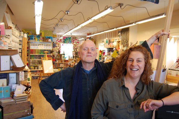  who have partnered up to open a second Golden Eagle Art Supply store. JON WINKLER