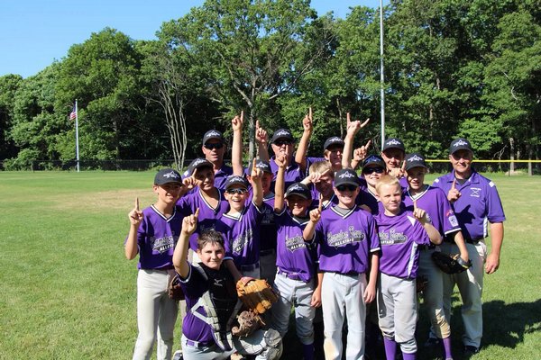 The Hampton Bays 10- and 11-year-old All-Stars defeated Patchogue/Medford