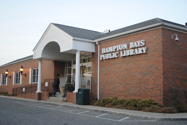 The Hampton Bays Library is seeking nearly $10 million to update its Ponquogue Avenue facility. AMANDA BERNOCCO