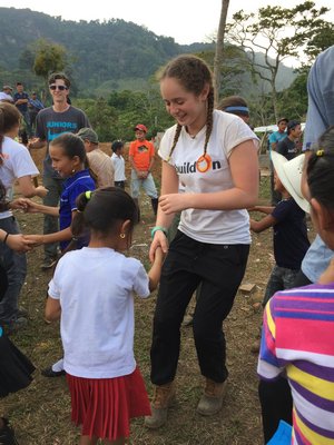 The East Hampton High School chapter of BuildOn traveled to Nicaragua over spring break to help build a new school for a small village. COURTESY OF ANDREA HERNANDEZ