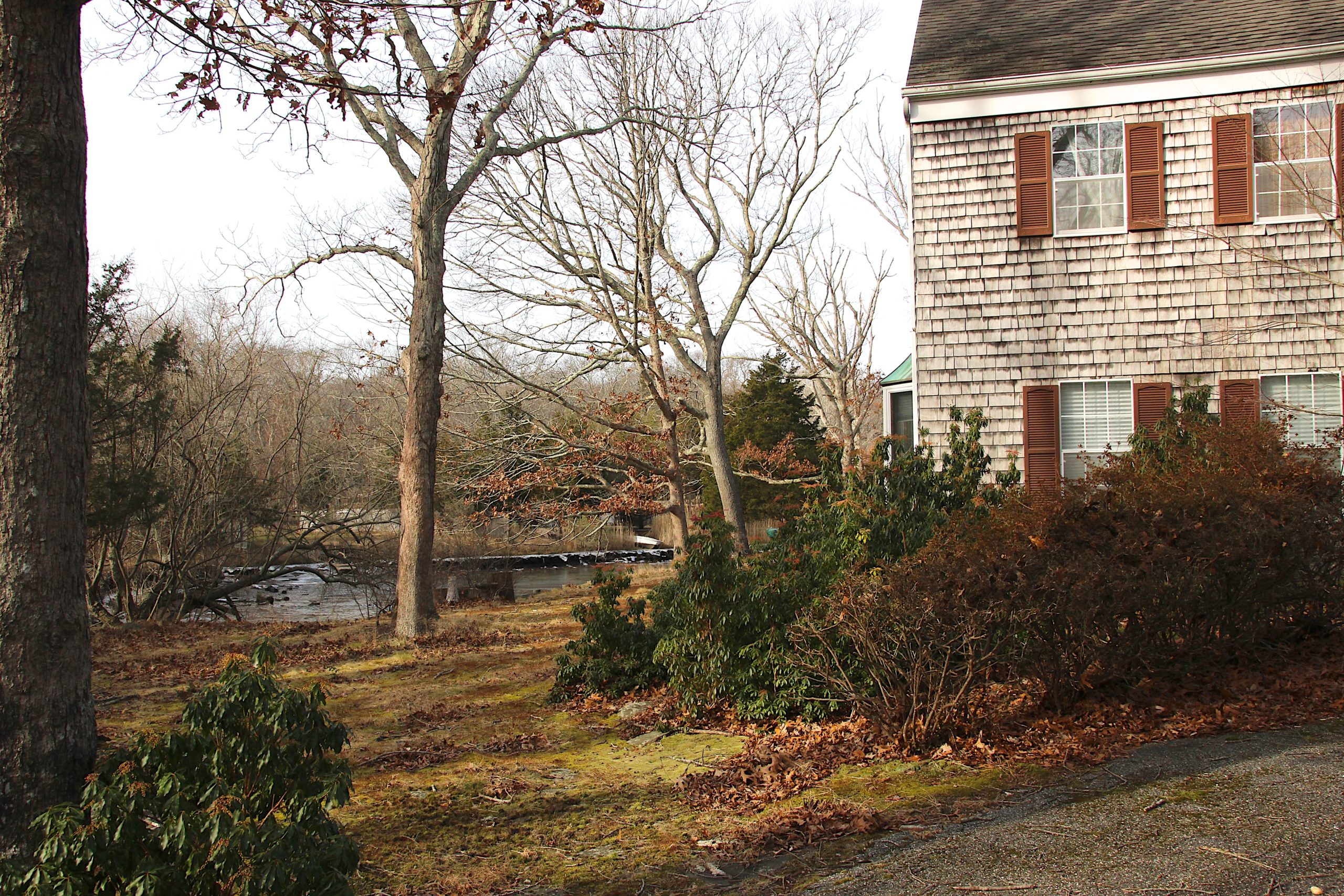 East Hampton Town has proposed purchasing 14 Kings Point Road in Springs. The house, which sits at the headwaters of Hog Creek, would be torn down and the land restored to a natural state. 