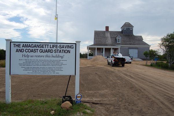 The Amagansett Life-Saving and Coast Guard Station located on Atlantic Avenue Beach in East Hampton JON WINKLER
