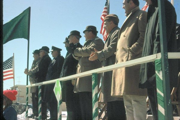 Participants in the Montauk St. Patrick's Day Parade in 1967. COURTESY MONTAUK LIBRARY