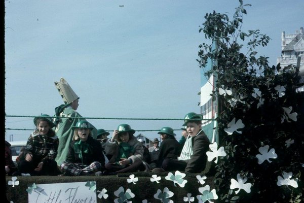 Participants in the Montauk St. Patrick's Day Parade in 1965. COURTESY MONTAUK LIBRARY