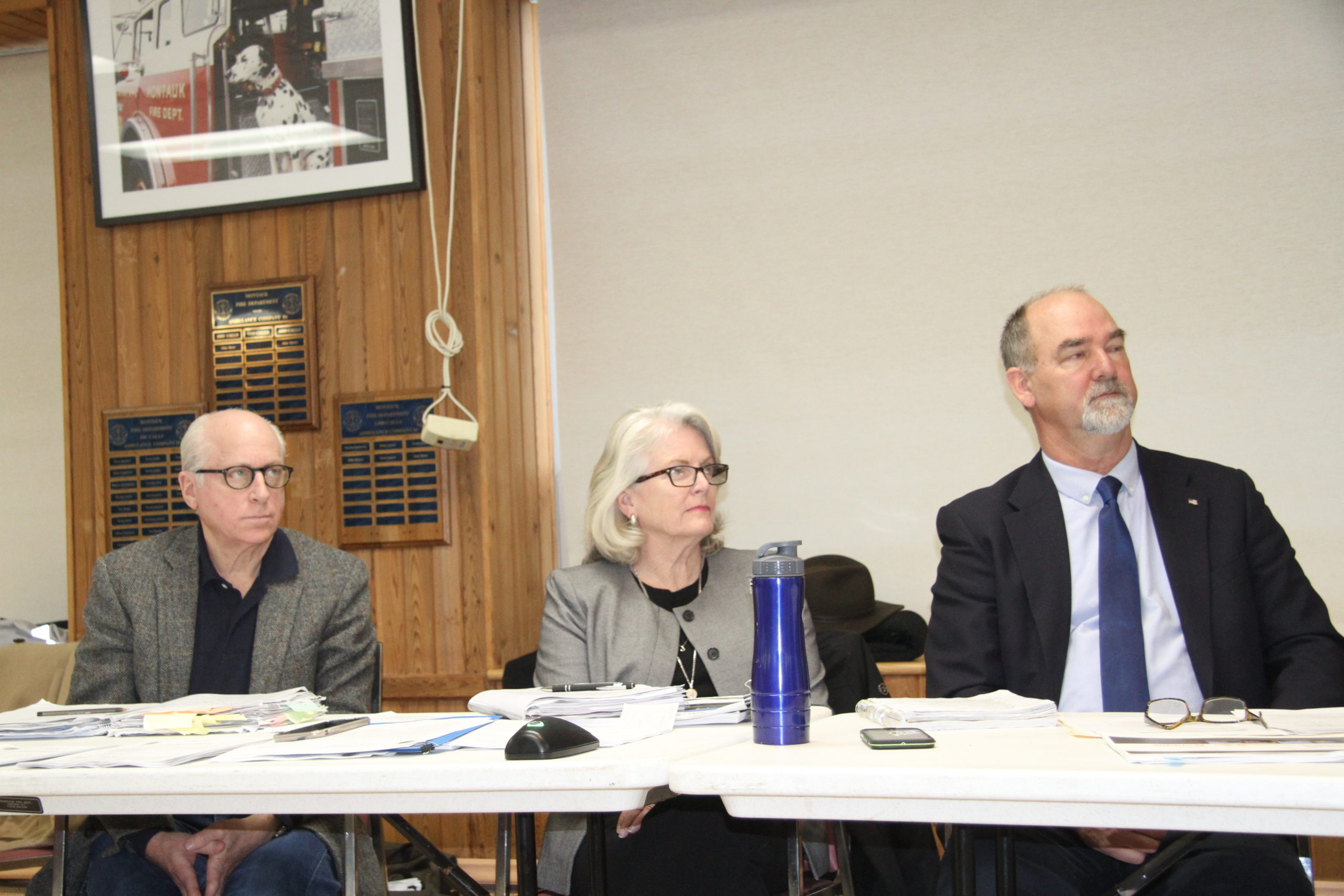 East Hampton Town Board members agreed that the guidance about retreat from the oceanfront should be softened in the Montauk hamlet study. 
