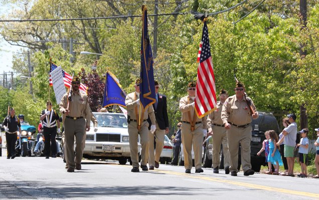 The East Quogue Fire Department hosted its annual Memorial Day parade on Sunday