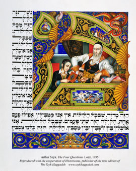 An illustration in the Szyk Haggadah.