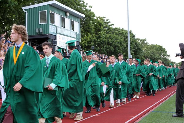 The Westhampton Beach High School Class of 2014 graduation ceremony was held on Friday