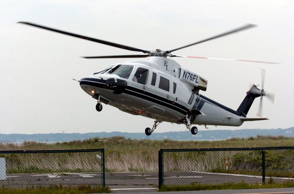 Changing airport restrictions in East Hampton may increase the number of people using the Southampton Helipad this summer.  PRESS FILE