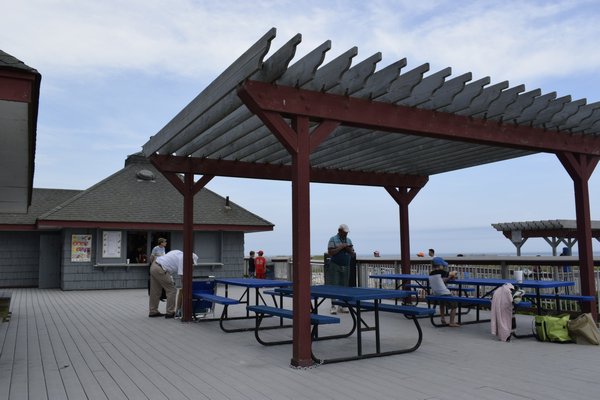 Southampton Town officials award contract for beach pavilion renovation.    JEN NEWMAN