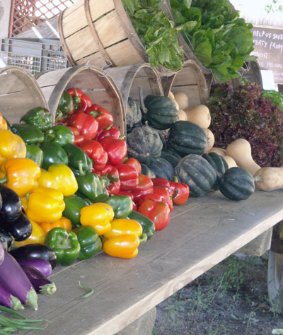 Fresh produce is at Pike Farmstand.