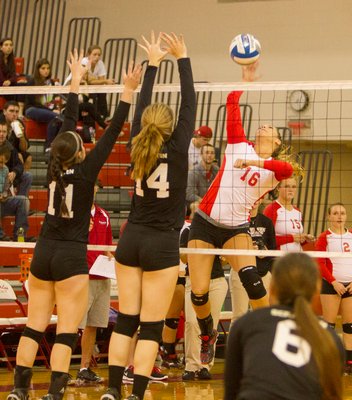 Kristen Polan has enjoyed her two years on the women's volleyball team at SUNY Oneonta. COURTESY OF SUNY ONEONTA