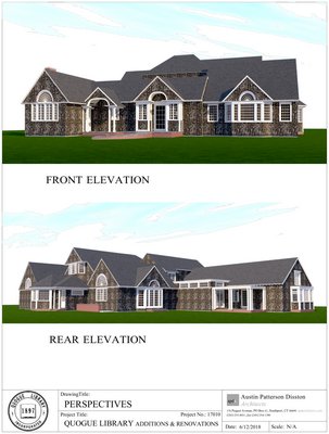 The proposed renovations and expansions as prepared by Austin Patterson Disston Architects. 