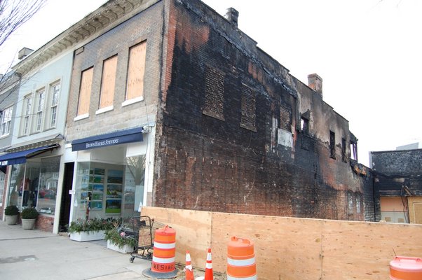  which was closed down from the damages sustained from the Main Street fire. JON WINKLER