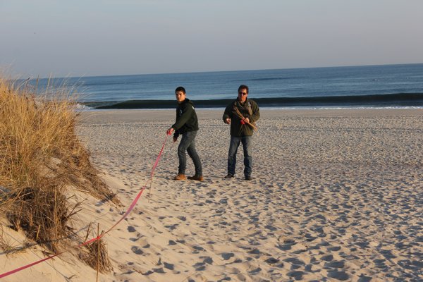  gathers with a group of his friends as well as his Boy Scout Troop 62 to clean up Rogers Beach as part of his Eagle Scout project. COURTESY PAUL MONTAGNA