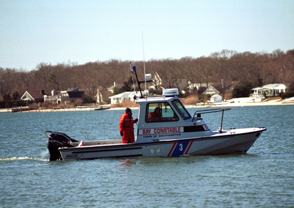 The search for Marc Legotti in Tiana Bay in March of 2001. PRESS FILE