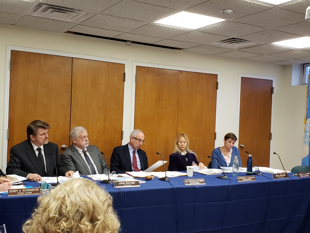 The East Quogue Drinking Water public hearing was featured within the Southampton Town Board meeting Tuesday afternoon.