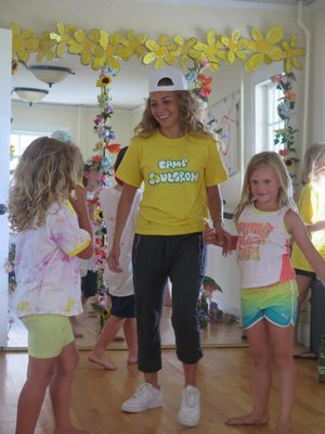 London Rosiere shares her passion of dance with Camp SoulGrow campers. COURTEST OF LONDON ROSIERE
