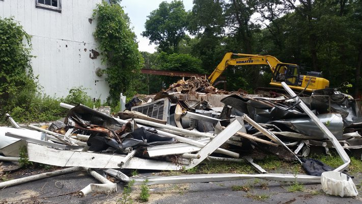 Demolition of the former Star Room nightclub