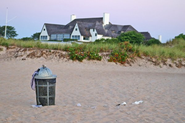 The Shoreline Sweep to clean the East End beaches will take place on April 27.   COURTESY DELL CULLUM